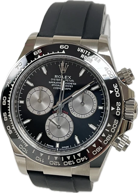 Rolex Cosmograph Daytona White Gold - Oysterflex - Image 4