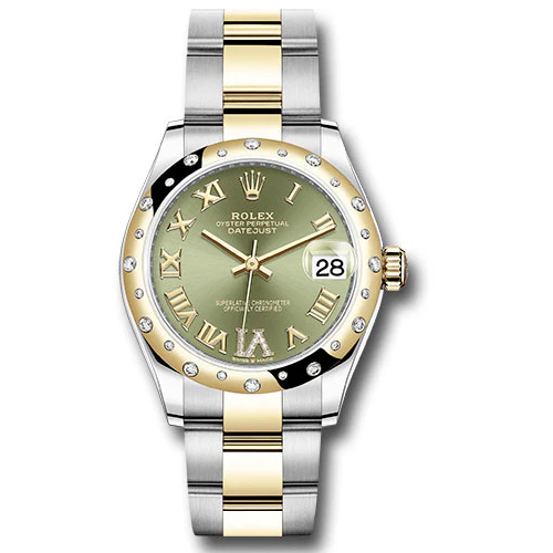 Rolex Datejust 31 - Steel and Yellow Gold - 24 Diamond Bezel - Oyster