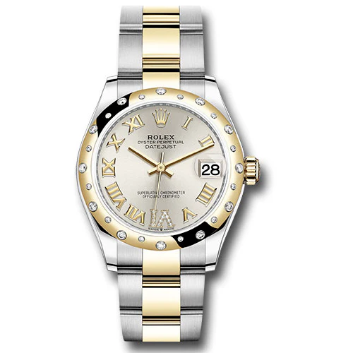 Rolex Datejust 31 - Steel and Yellow Gold - 24 Diamond Bezel - Oyster