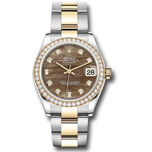Rolex Datejust 31mm - Steel and Gold Yellow Gold - 46 Dia Bezel - Oyster