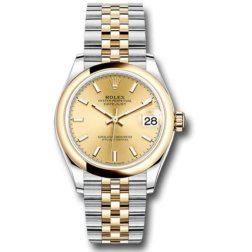 Rolex Datejust 31mm - Steel and Gold Yellow Gold - Domed Bezel - Jubilee