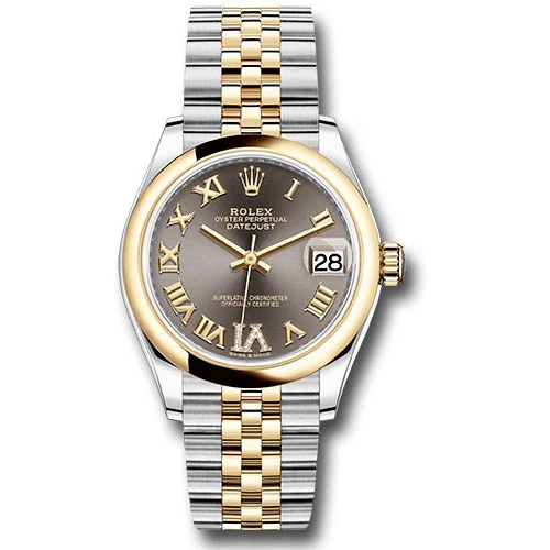 Rolex Datejust 31mm - Steel and Gold Yellow Gold - Domed Bezel - Jubilee