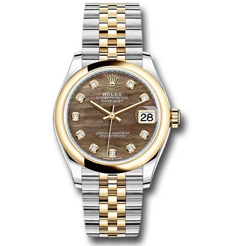Rolex Datejust 31mm - Steel and Gold Yellow Gold - Domed Bezel - Jubilee