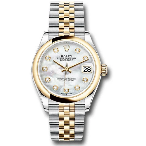 Rolex Datejust 31mm - Steel and Gold Yellow Gold - Domed Bezel - Jubilee