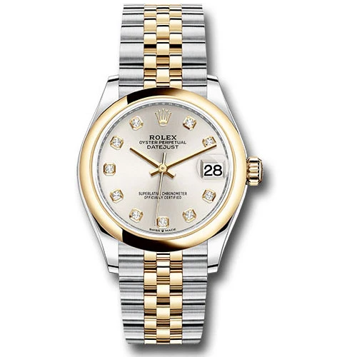 Rolex Datejust 31mm - Steel and Gold Yellow Gold - Domed Bezel - Jubilee