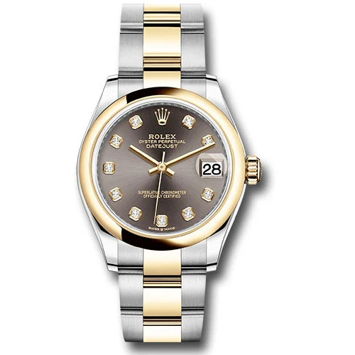 Rolex Datejust 31mm - Steel and Gold Yellow Gold - Domed Bezel - Oyster