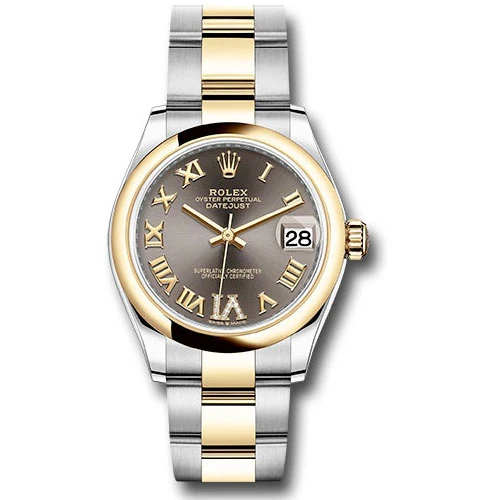 Rolex Datejust 31mm - Steel and Gold Yellow Gold - Domed Bezel - Oyster