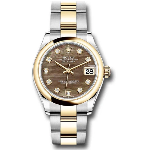 Rolex Datejust 31mm - Steel and Gold Yellow Gold - Domed Bezel - Oyster
