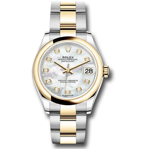 Rolex Datejust 31mm - Steel and Gold Yellow Gold - Domed Bezel - Oyster