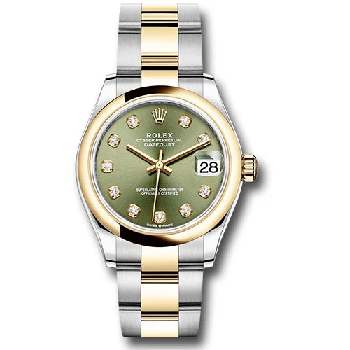 Rolex Datejust 31mm - Steel and Gold Yellow Gold - Domed Bezel - Oyster