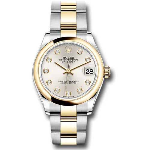 Rolex Datejust 31mm - Steel and Gold Yellow Gold - Domed Bezel - Oyster