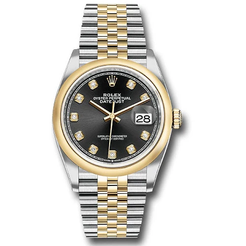 Rolex Datejust 36mm - Steel and Gold Yellow Gold - Domed Bezel - Jubilee