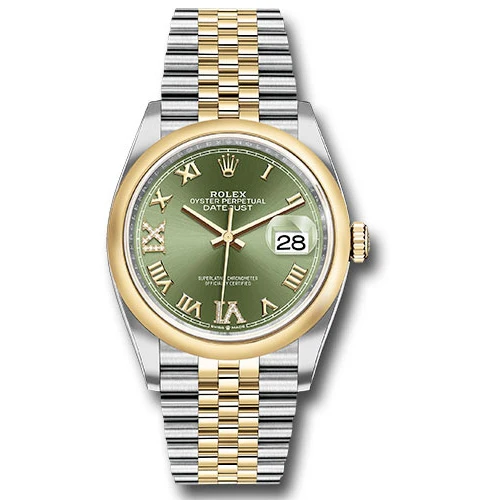 Rolex Datejust 36mm - Steel and Gold Yellow Gold - Domed Bezel - Jubilee
