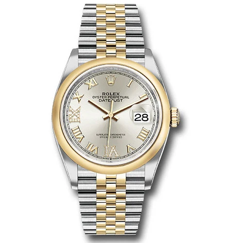 Rolex Datejust 36mm - Steel and Gold Yellow Gold - Domed Bezel - Jubilee