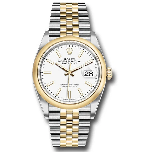 Rolex Datejust 36mm - Steel and Gold Yellow Gold - Domed Bezel - Jubilee