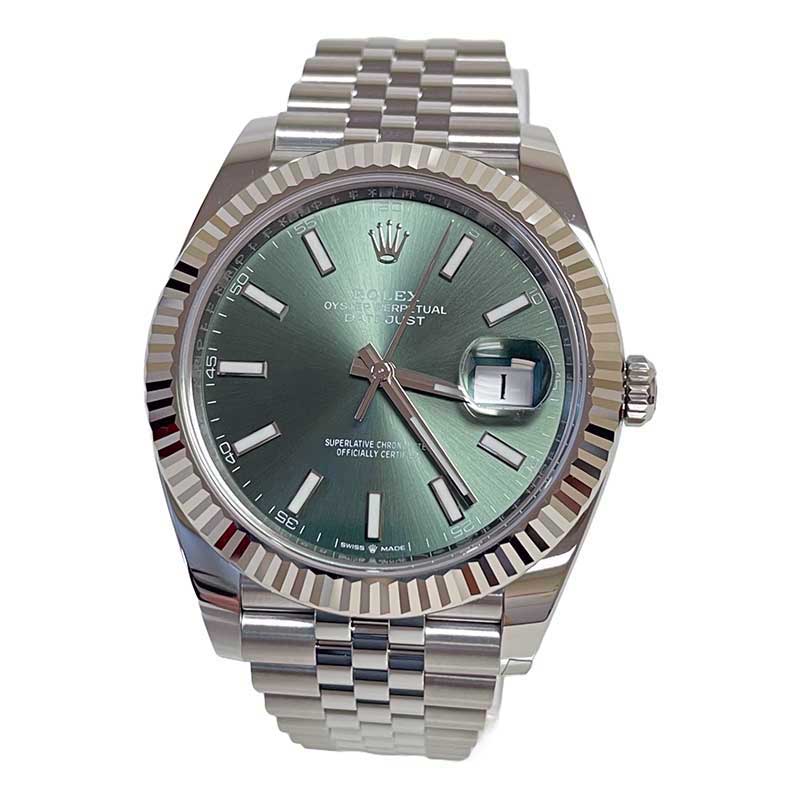 Rolex Datejust 41mm Steel and White Gold - Fluted Bezel - Jubilee - Image 2