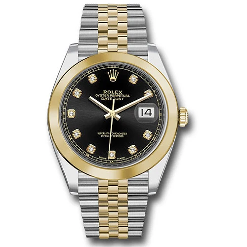Rolex Datejust 41 Steel and Yellow Gold - Smooth Bezel - Jubilee