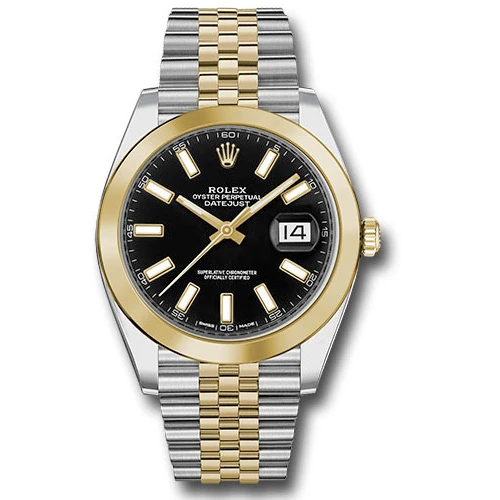 Rolex Datejust 41 Steel and Yellow Gold - Smooth Bezel - Jubilee