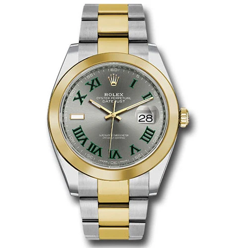 Rolex Datejust 41 Steel and Yellow Gold - Smooth Bezel - Oyster