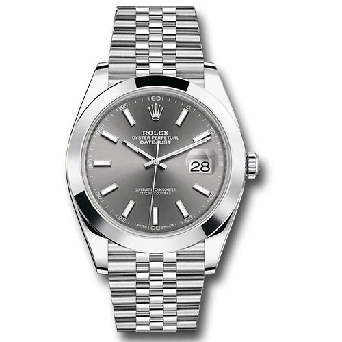 Rolex Datejust 41 Steel - Smooth Bezel - Jubilee