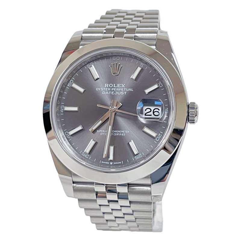 Rolex Datejust 41 Steel - Smooth Bezel - Jubilee - Image 2
