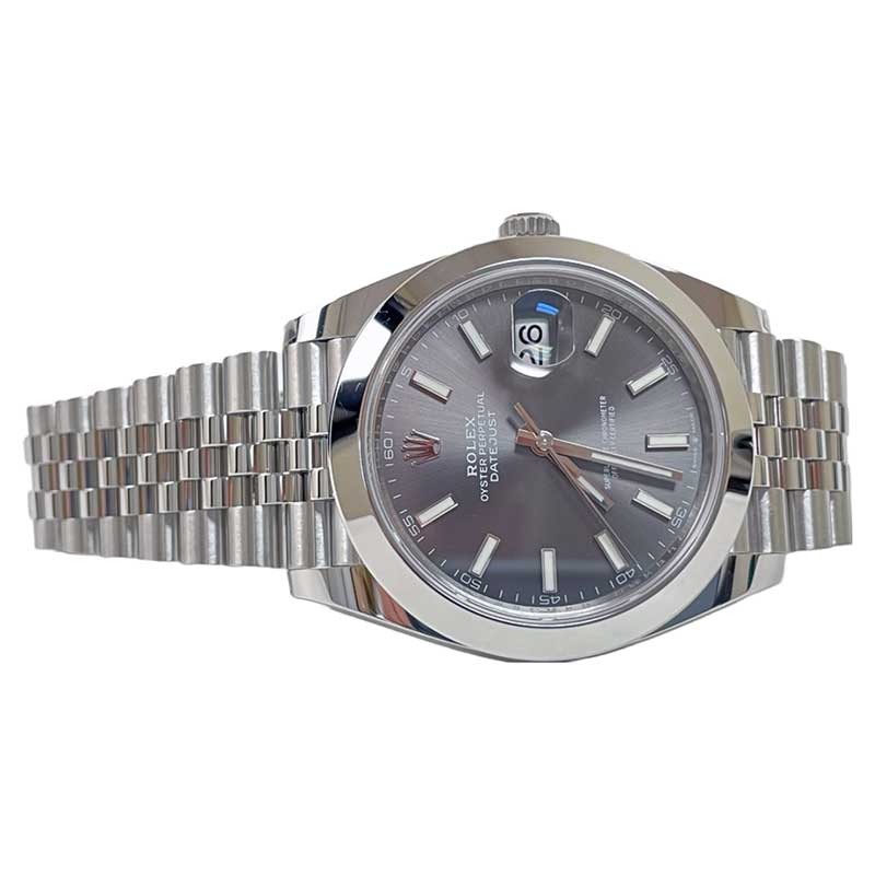 Rolex Datejust 41 Steel - Smooth Bezel - Jubilee - Image 5
