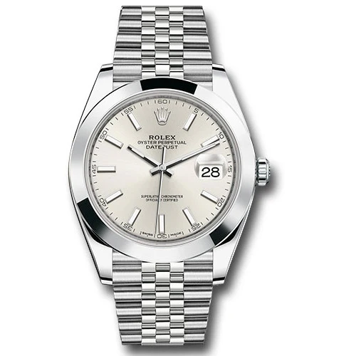 Rolex Datejust 41 Steel - Smooth Bezel - Jubilee