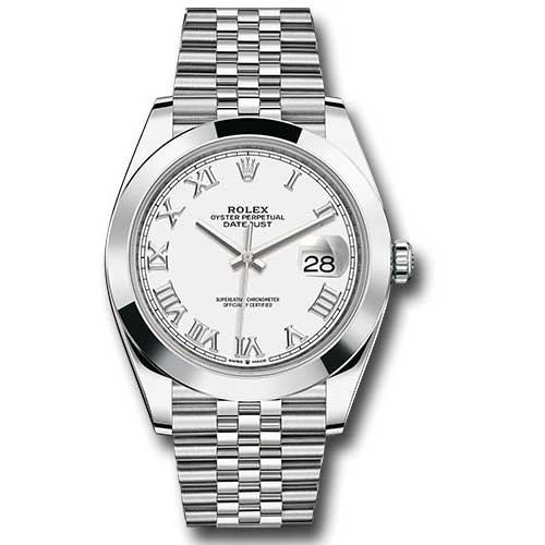 Rolex Datejust 41 Steel - Smooth Bezel - Jubilee