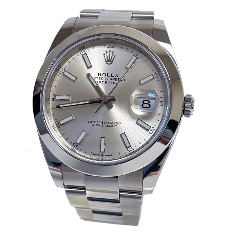 Rolex Datejust 41 Steel - Smooth Bezel - Oyster - Image 2
