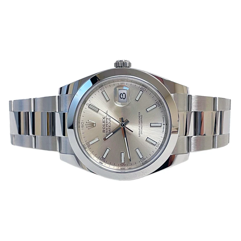 Rolex Datejust 41 Steel - Smooth Bezel - Oyster - Image 5