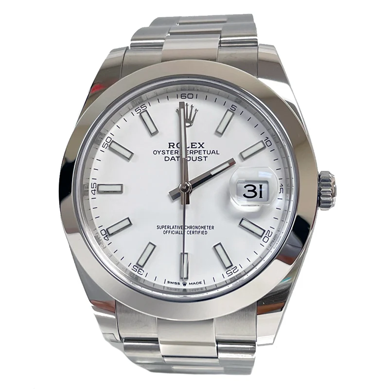 Rolex Datejust 41 Steel - Smooth Bezel - Oyster - Image 2