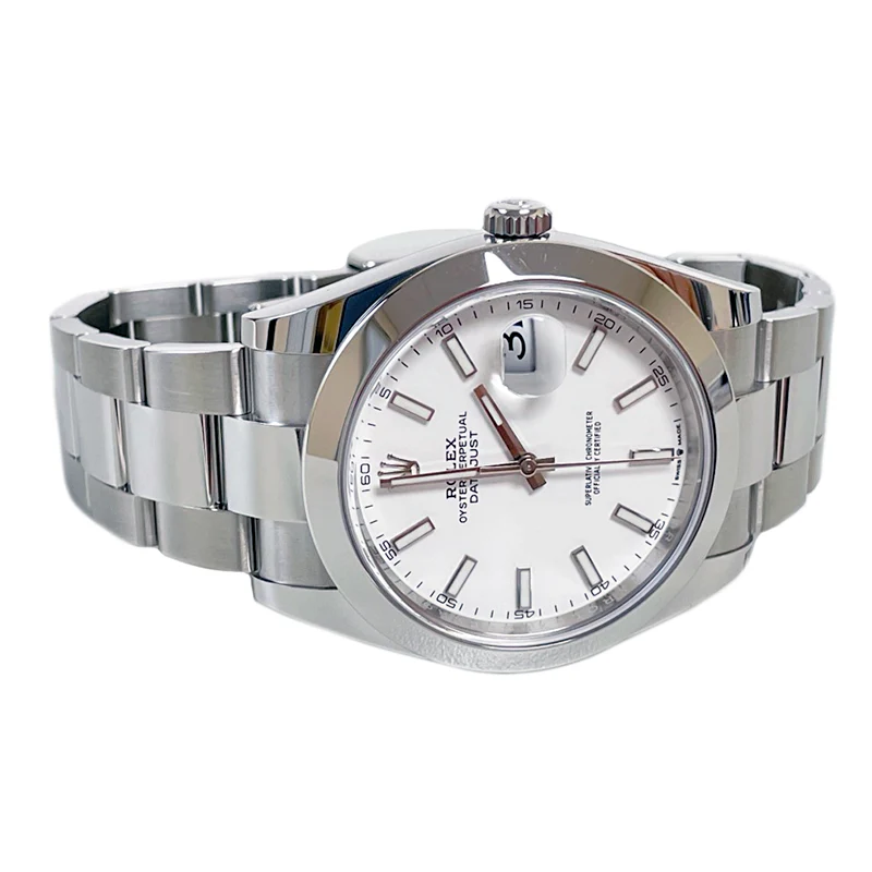Rolex Datejust 41 Steel - Smooth Bezel - Oyster - Image 5