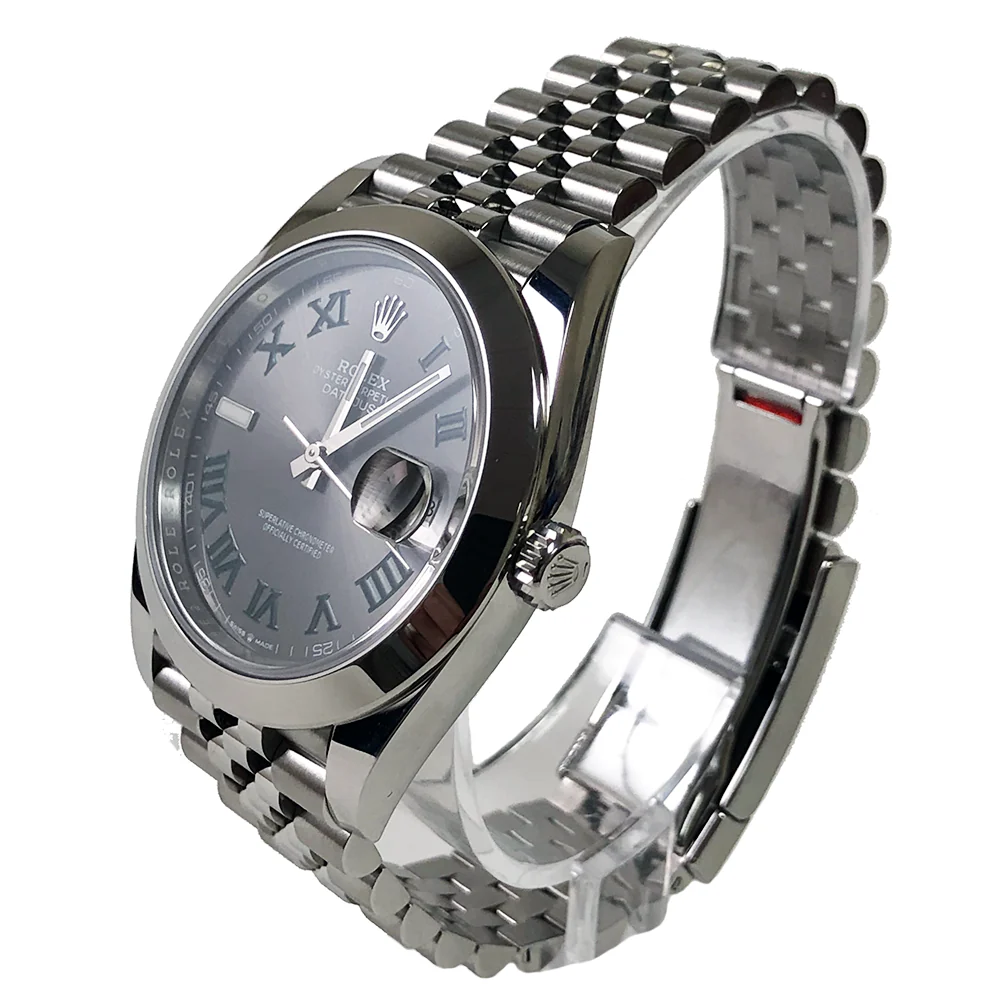 Rolex Datejust 41 Steel - Smooth Bezel - Jubilee - Image 3