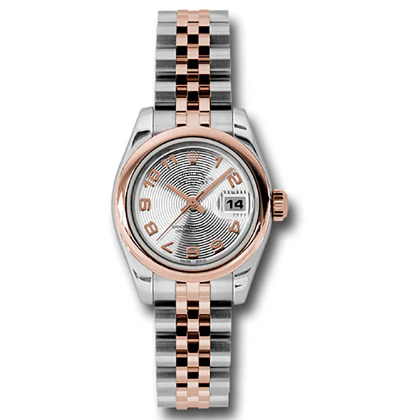 Rolex Datejust Lady - Steel and Gold Pink Gold - Domed Bezel - Jubilee
