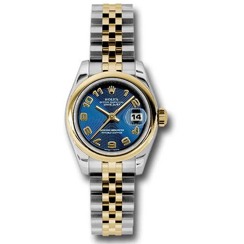 Rolex Datejust Lady - Steel and Gold Yellow Gold - Domed Bezel - Jubilee