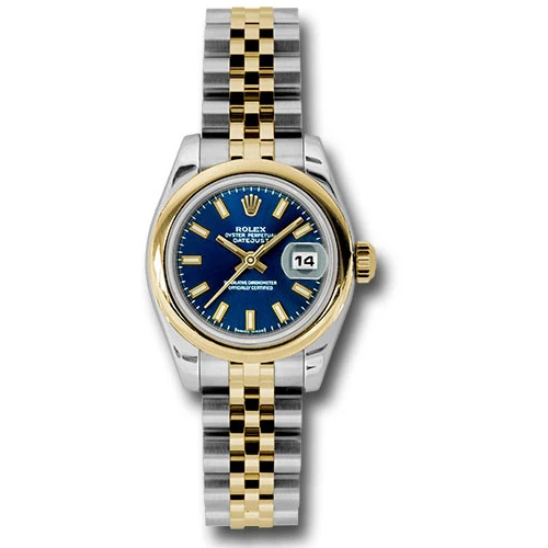 Rolex Datejust Lady - Steel and Gold Yellow Gold - Domed Bezel - Jubilee