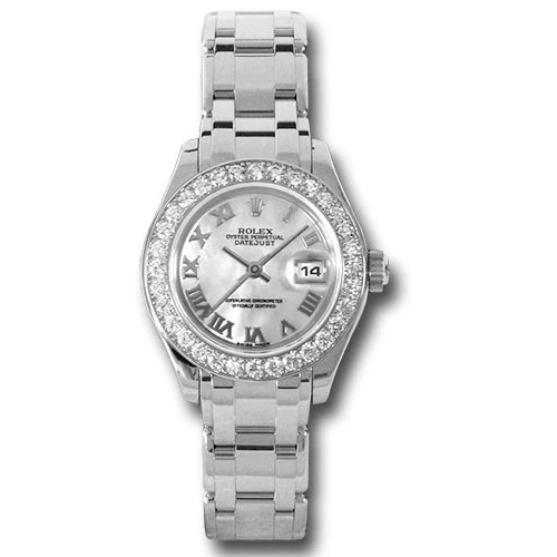 Rolex Datejust Pearlmaster Lady White Gold - 32 Diamond Bezel