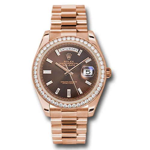 Rolex Day-Date 40 Everose Gold - Diamond Bezel