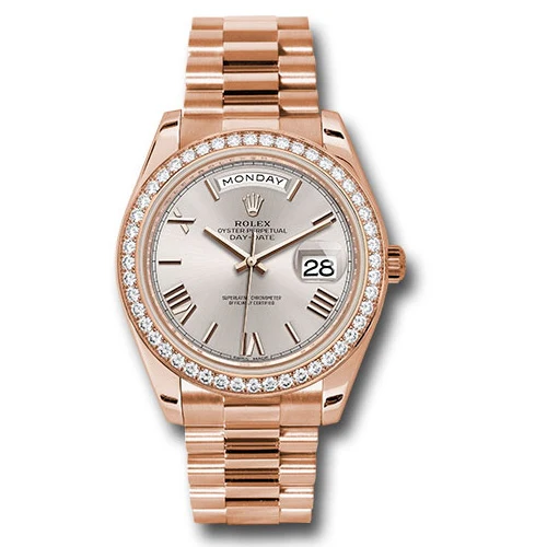 Rolex Day-Date 40 Everose Gold - Diamond Bezel
