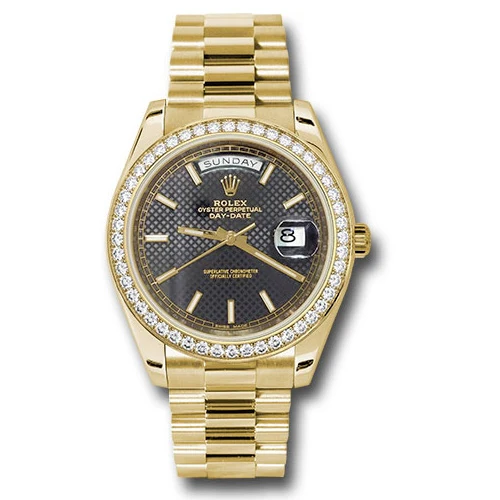 Rolex Day-Date 40 Yellow Gold - Diamond Bezel