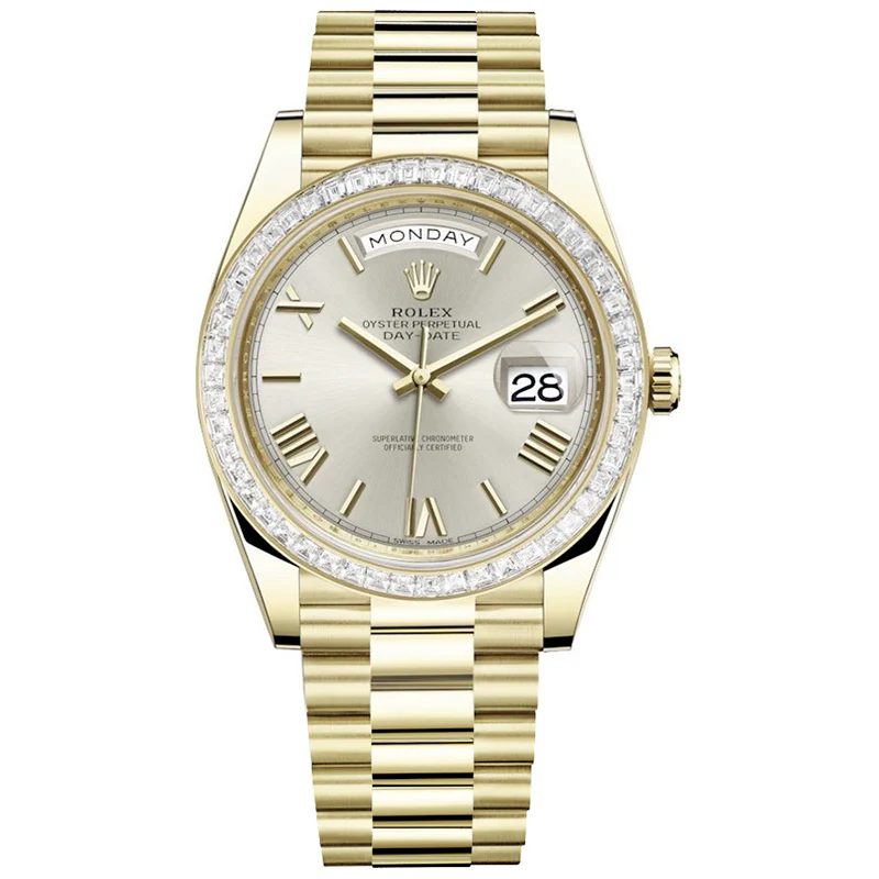 Rolex Day-Date 40 Yellow Gold - Diamond Bezel