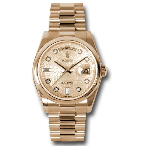 Rolex Day-Date President Pink Gold - Domed Bezel - President