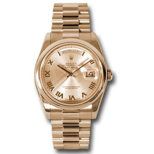 Rolex Day-Date President Pink Gold - Domed Bezel - President
