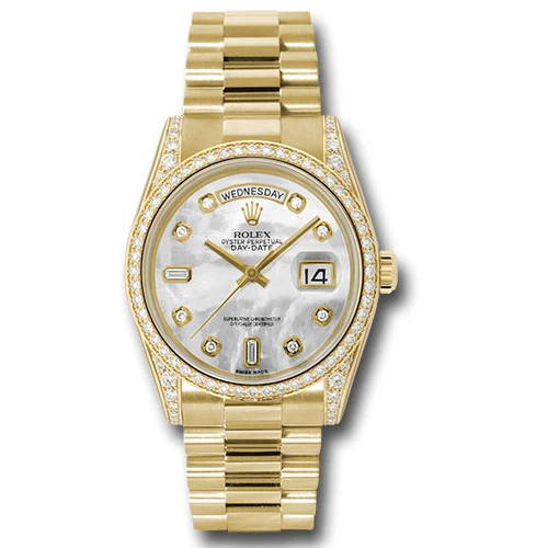 Rolex Day-Date President Yellow Gold - 52 Dia Bezel - Dia Lugs - President