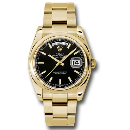 Rolex Day-Date President Yellow Gold - Domed Bezel - Oyster