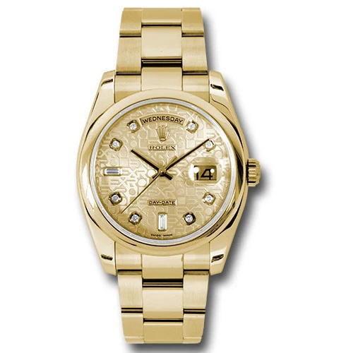 Rolex Day-Date President Yellow Gold - Domed Bezel - Oyster