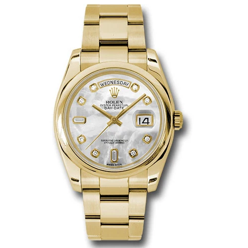 Rolex Day-Date President Yellow Gold - Domed Bezel - Oyster