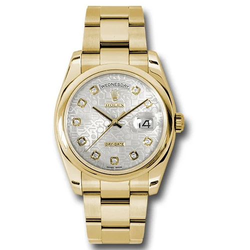 Rolex Day-Date President Yellow Gold - Domed Bezel - Oyster
