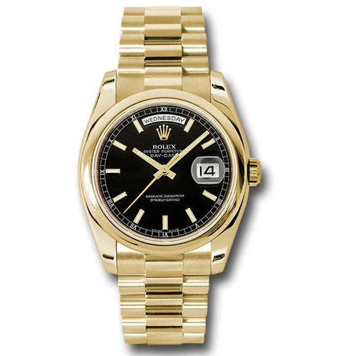 Rolex Day-Date President Yellow Gold - Domed Bezel - President