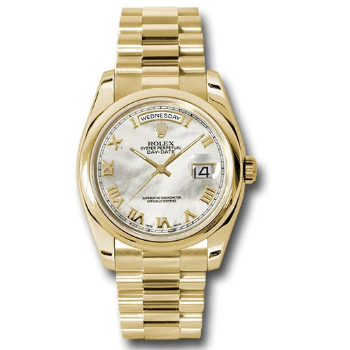 Rolex Day-Date President Yellow Gold - Domed Bezel - President